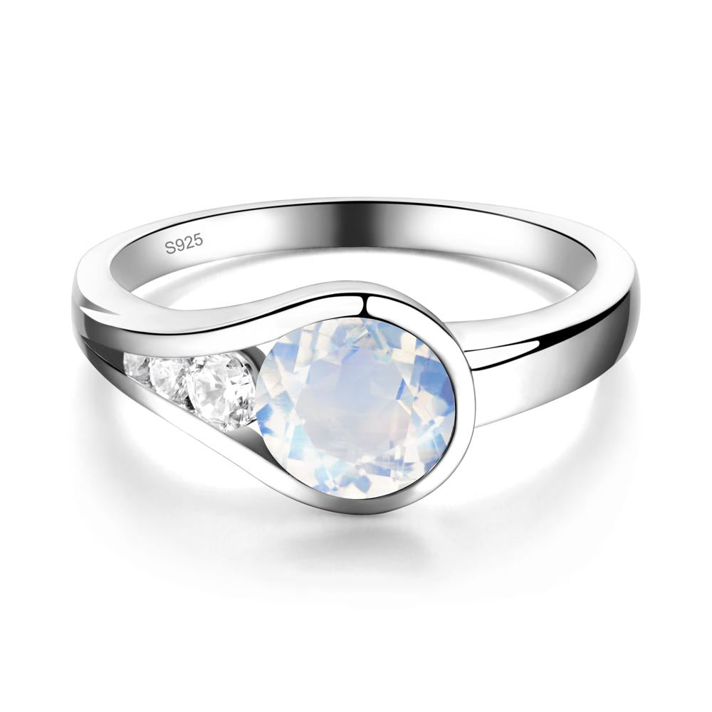 Moonstone Rupert's Drop Ring - LUO Jewelry #metal_sterling silver