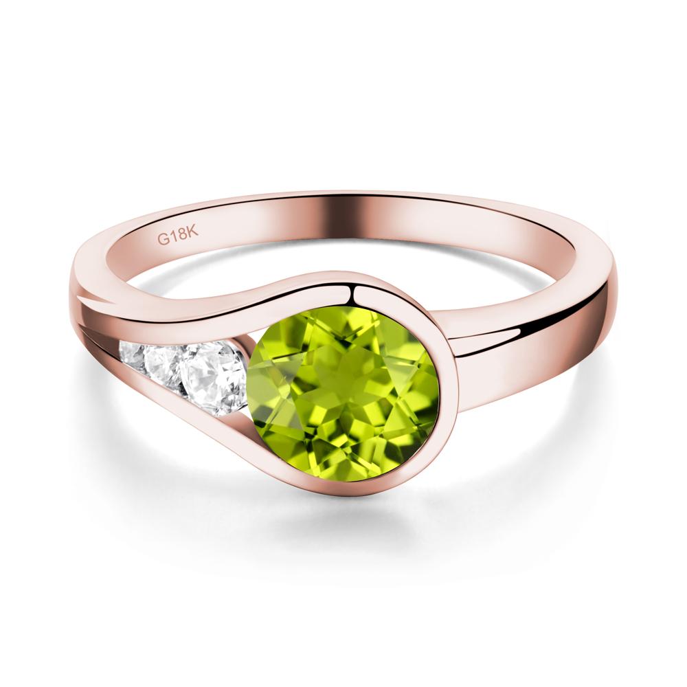 Prince Rupert's Drop Peridot Ring - LUO Jewelry #metal_18k rose gold