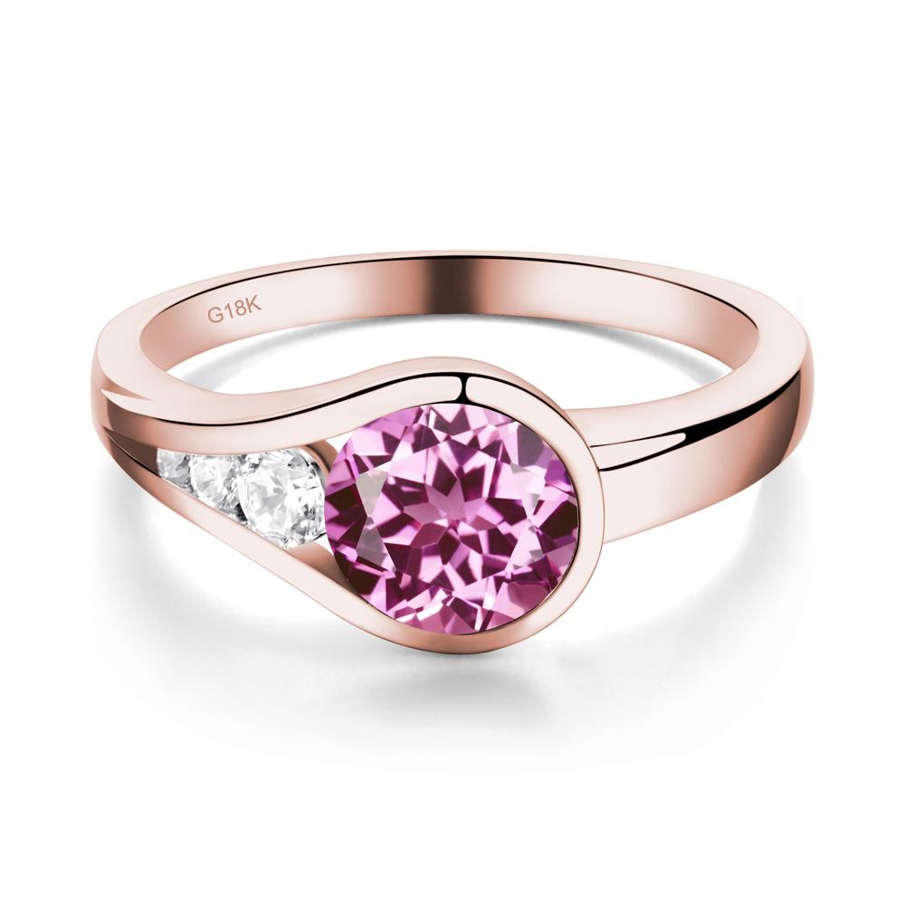 Pink Sapphire Rupert's Drop Ring - LUO Jewelry #metal_18k rose gold