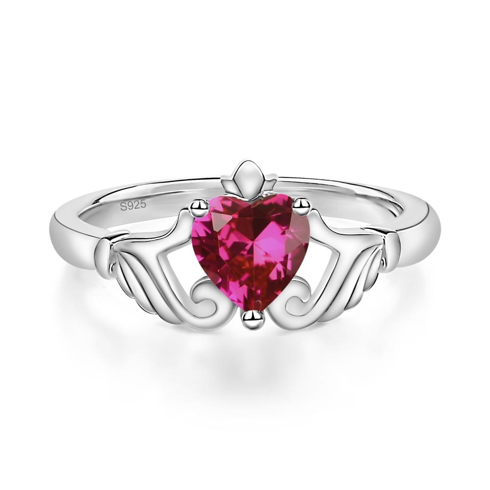 Ruby Claddagh Ring | LUO