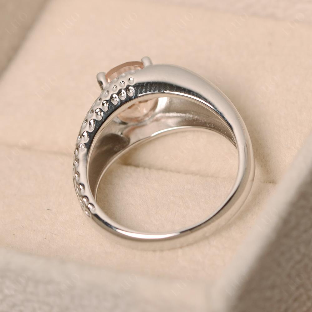 Robuster ovaler Morganitring für Männer