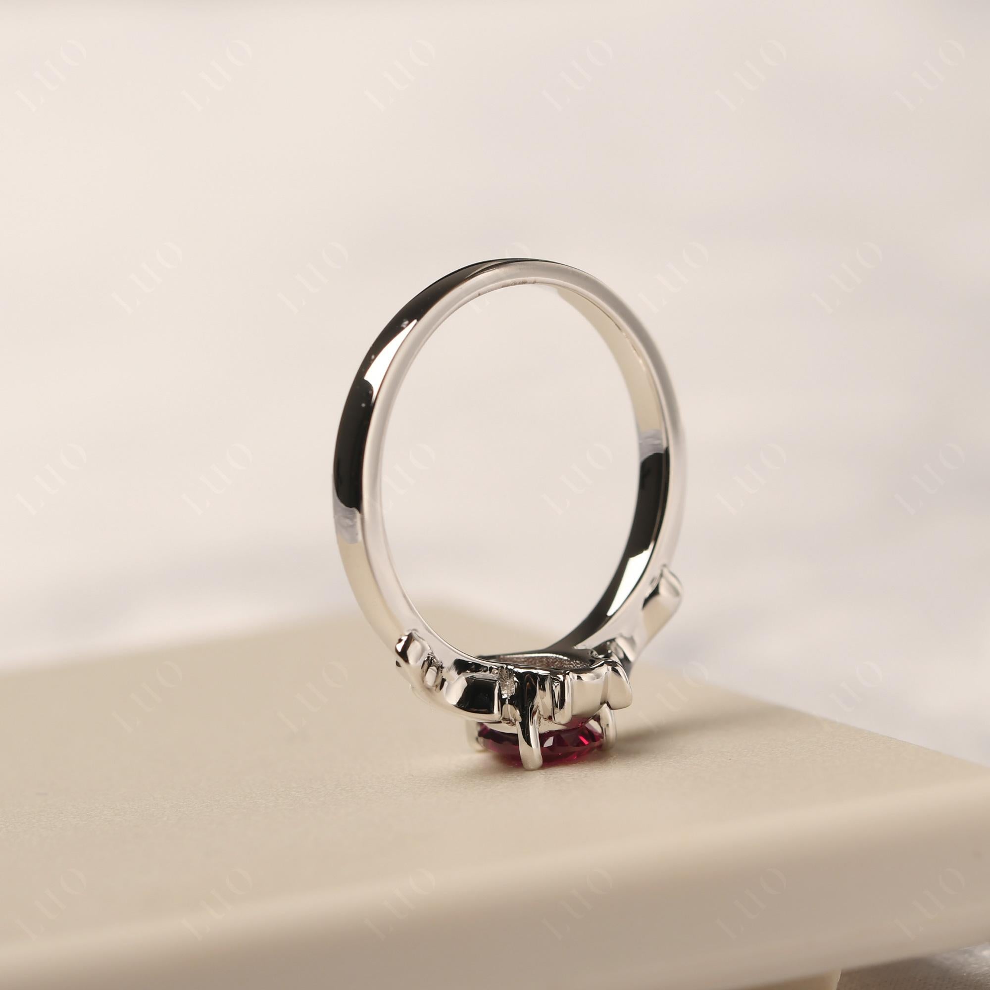 Ruby Bat Ring - LUO Jewelry
