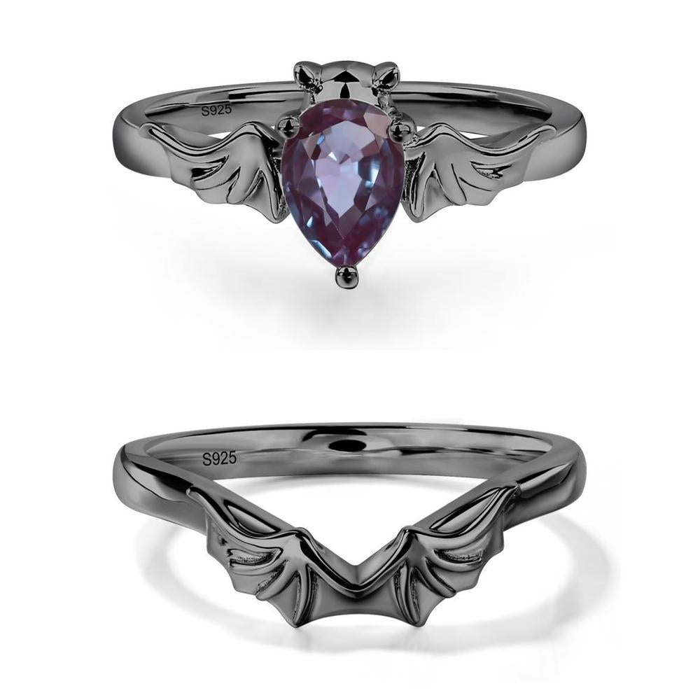 Alexandrite Bat Engagement Ring - LUO Jewelry #metal_xxxxx