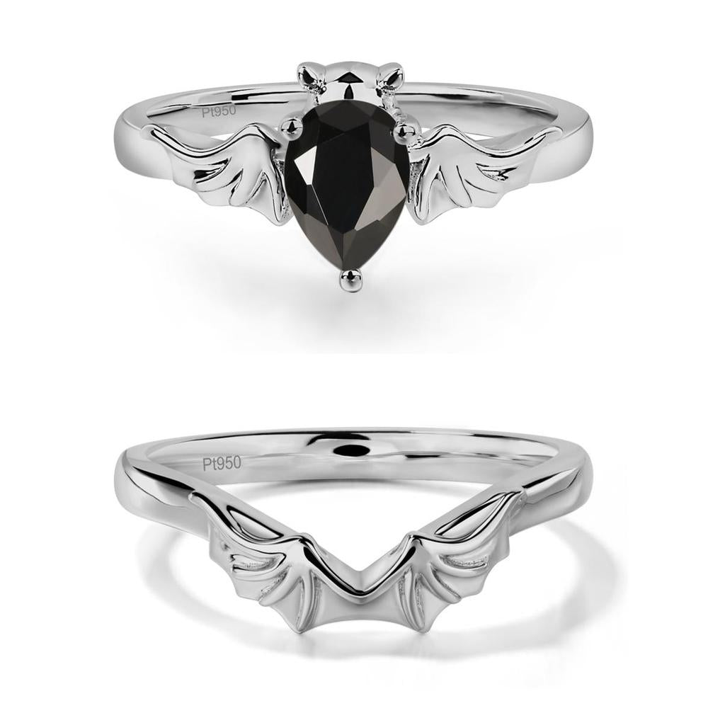 Black Spinel Bat Ring - LUO Jewelry #metal_xxxxx
