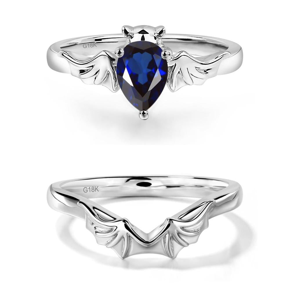 Sapphire Gothic Promise Ring - LUO Jewelry #metal_xxxxx