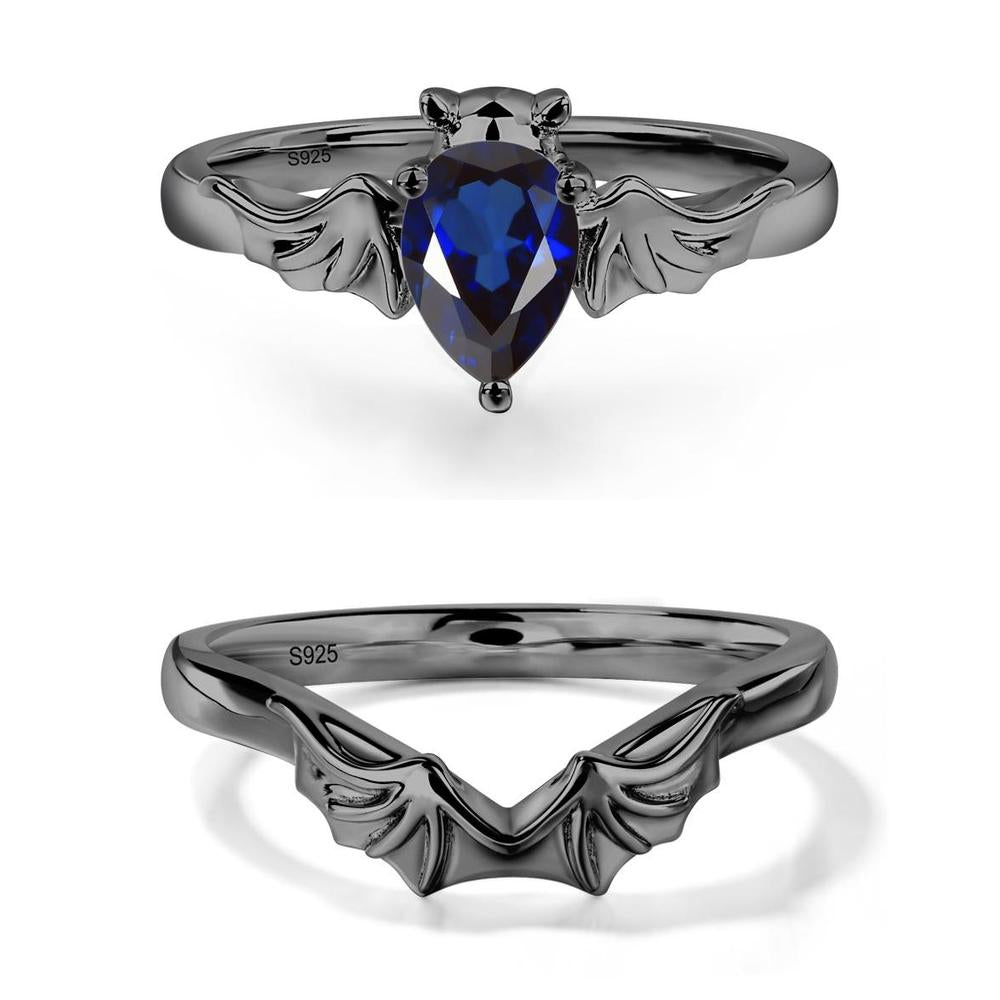 Sapphire Gothic Promise Ring - LUO Jewelry #metal_xxxxx