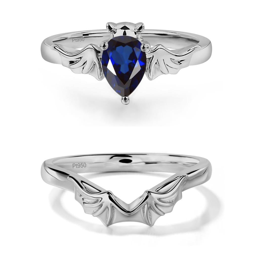 Sapphire Gothic Promise Ring - LUO Jewelry #metal_xxxxx