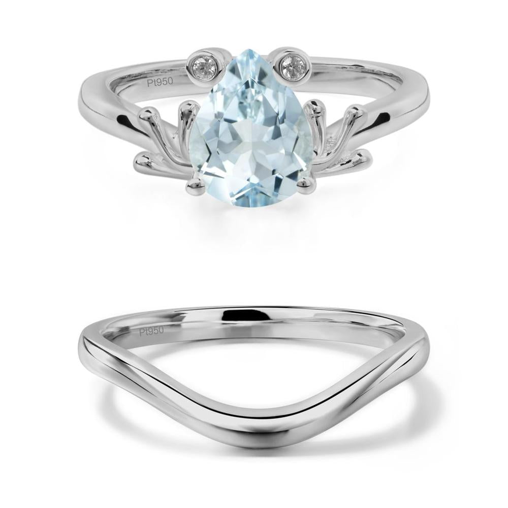 Aquamarine Frog Engagement Ring - LUO Jewelry #metal_xxxxx