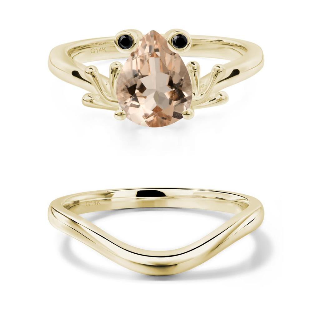 Morganite Frog Ring - LUO Jewelry #metal_xxxxx