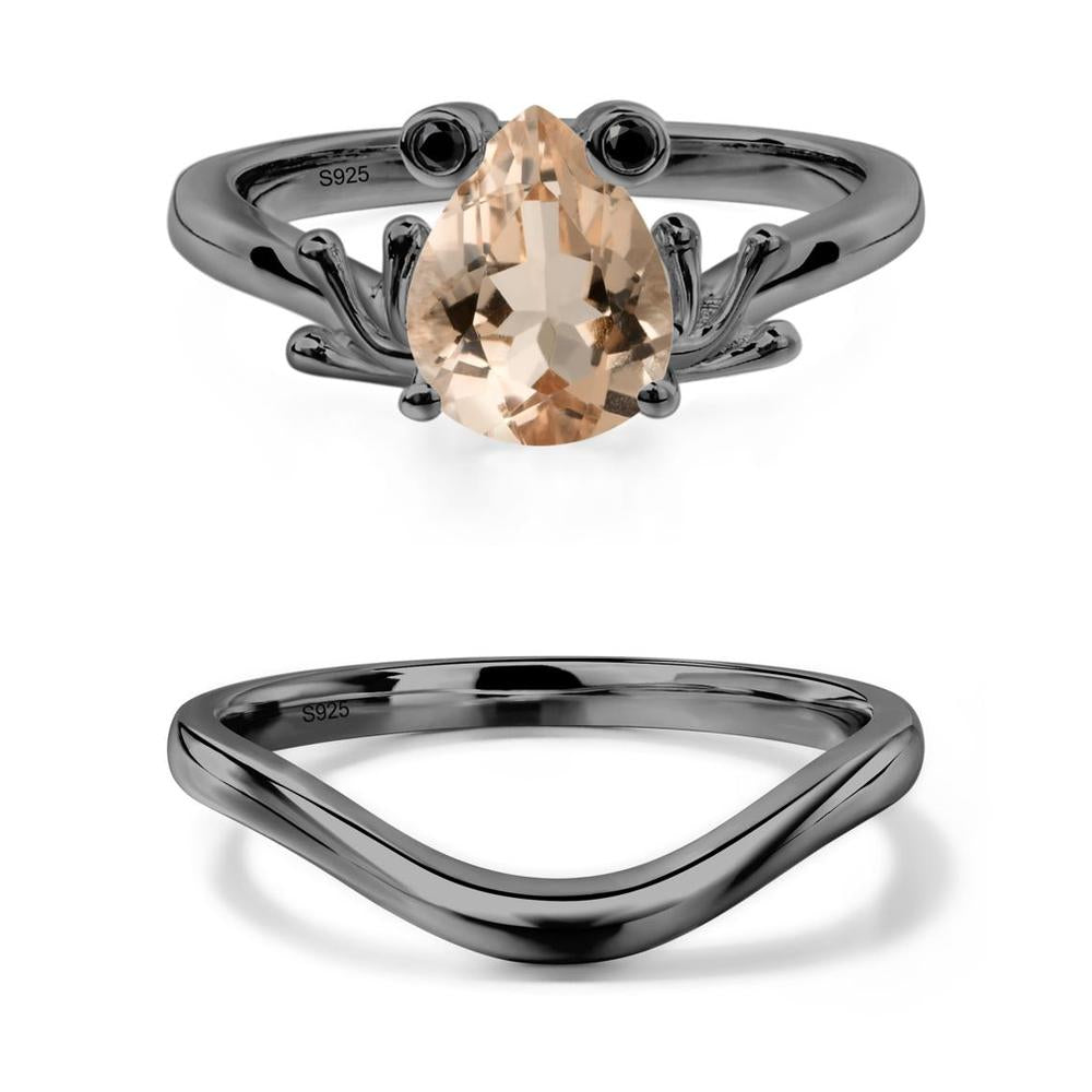 Morganite Frog Ring - LUO Jewelry #metal_xxxxx