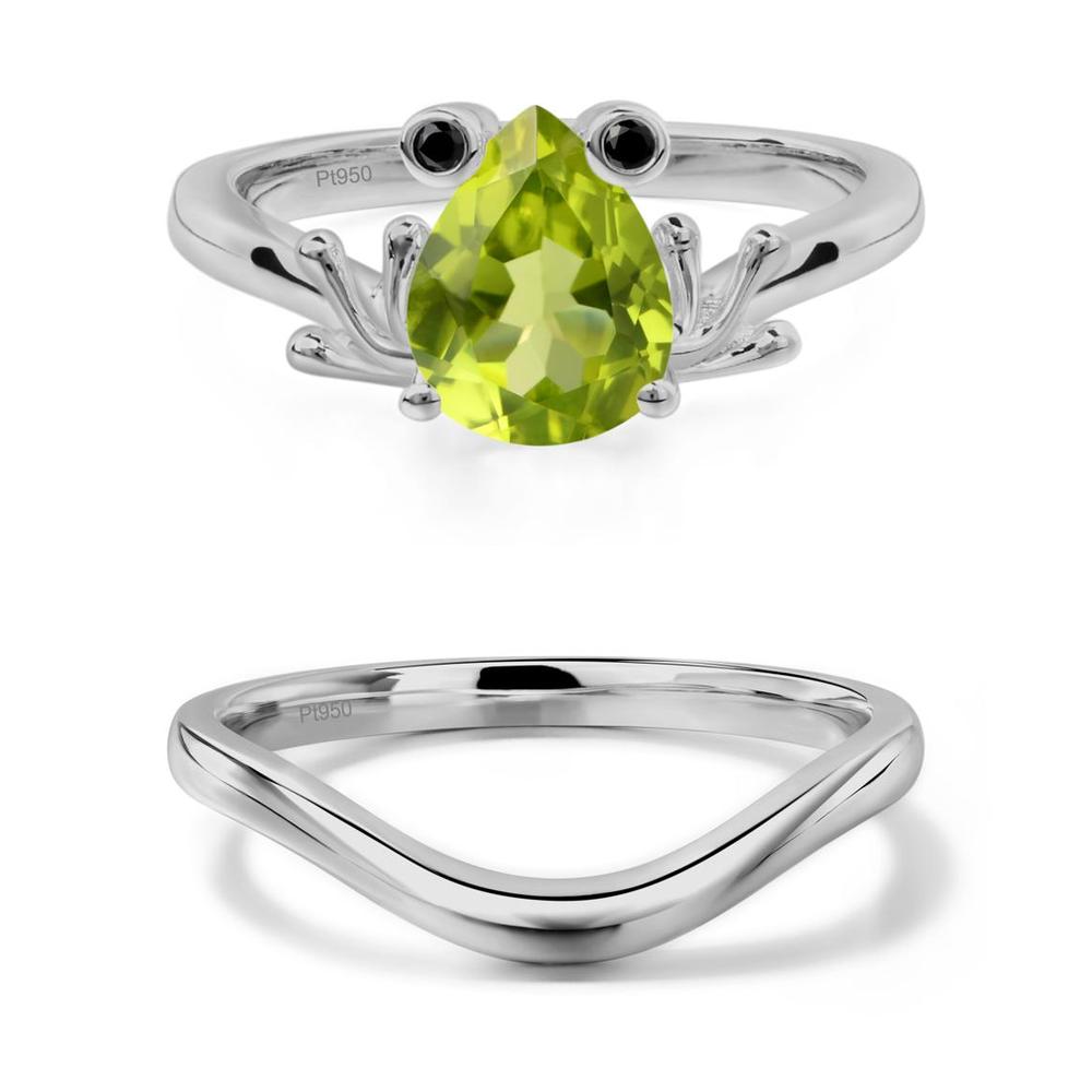 Peridot Frog Promise Ring - LUO Jewelry #metal_xxxxx