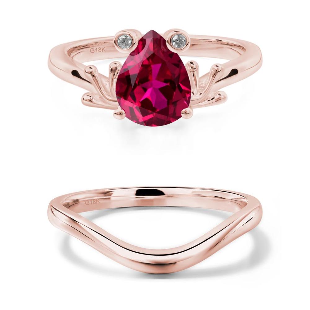 Ruby Frog Promise Ring - LUO Jewelry #metal_xxxxx