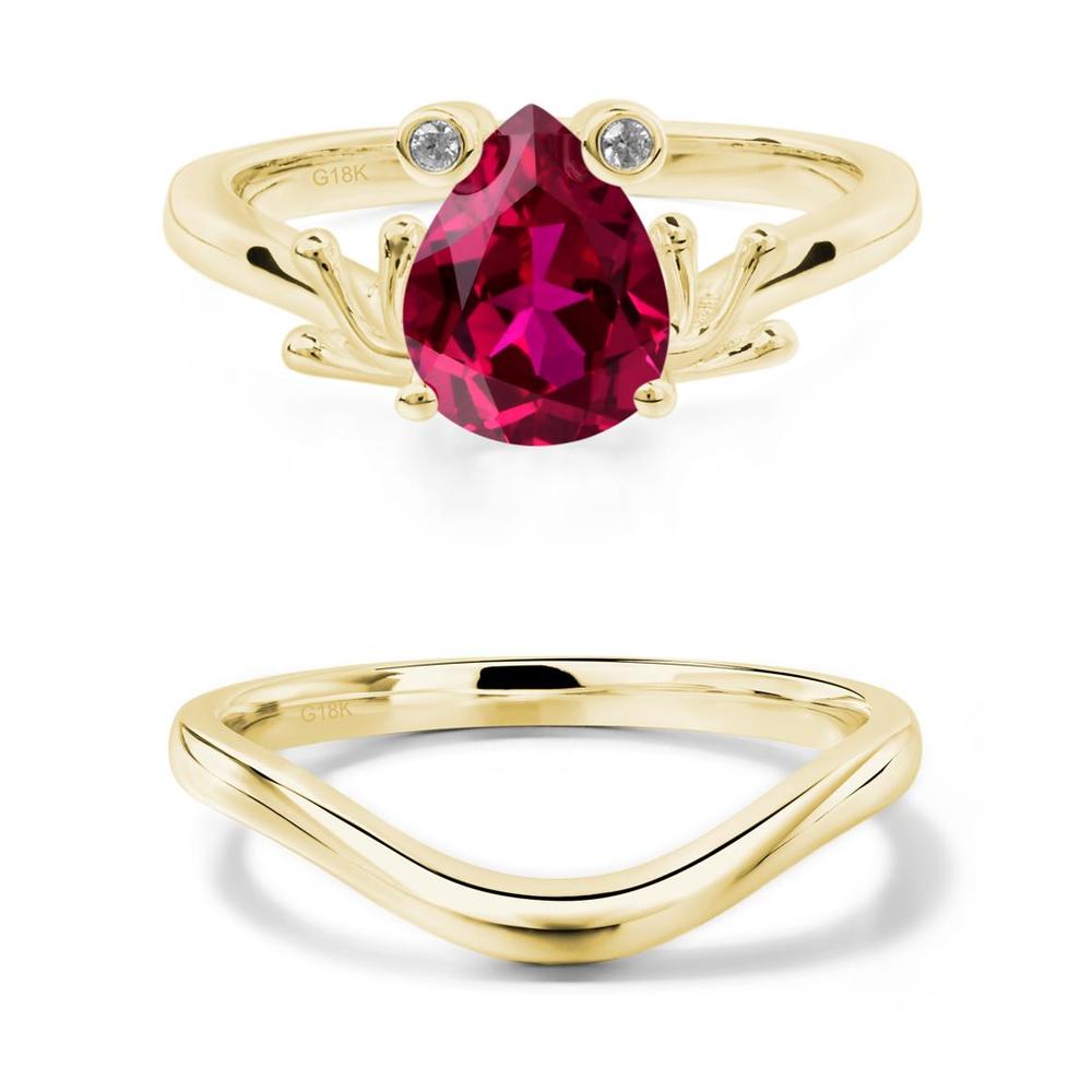 Ruby Frog Promise Ring - LUO Jewelry #metal_xxxxx
