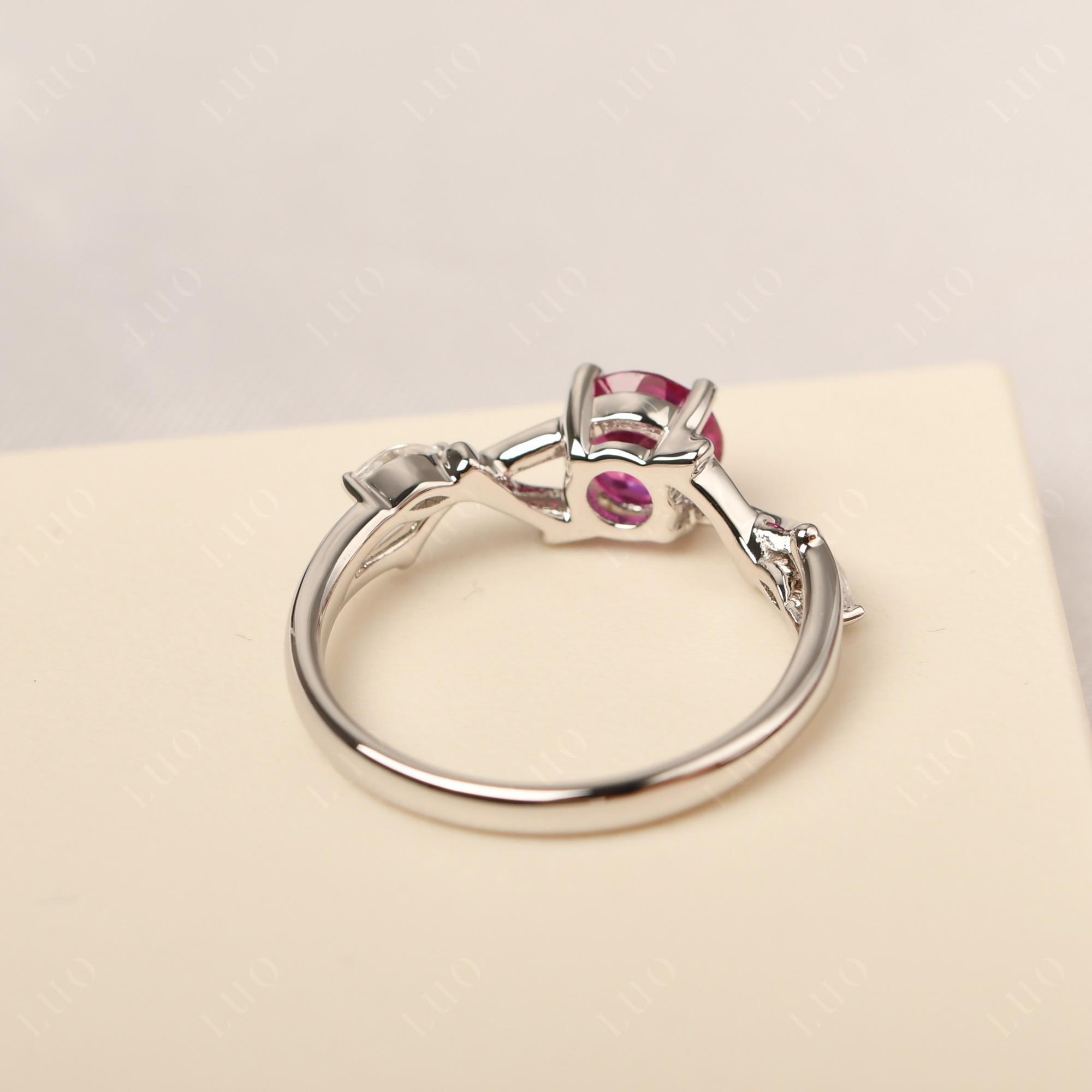 Ruby Twig Promise Ring - LUO Jewelry