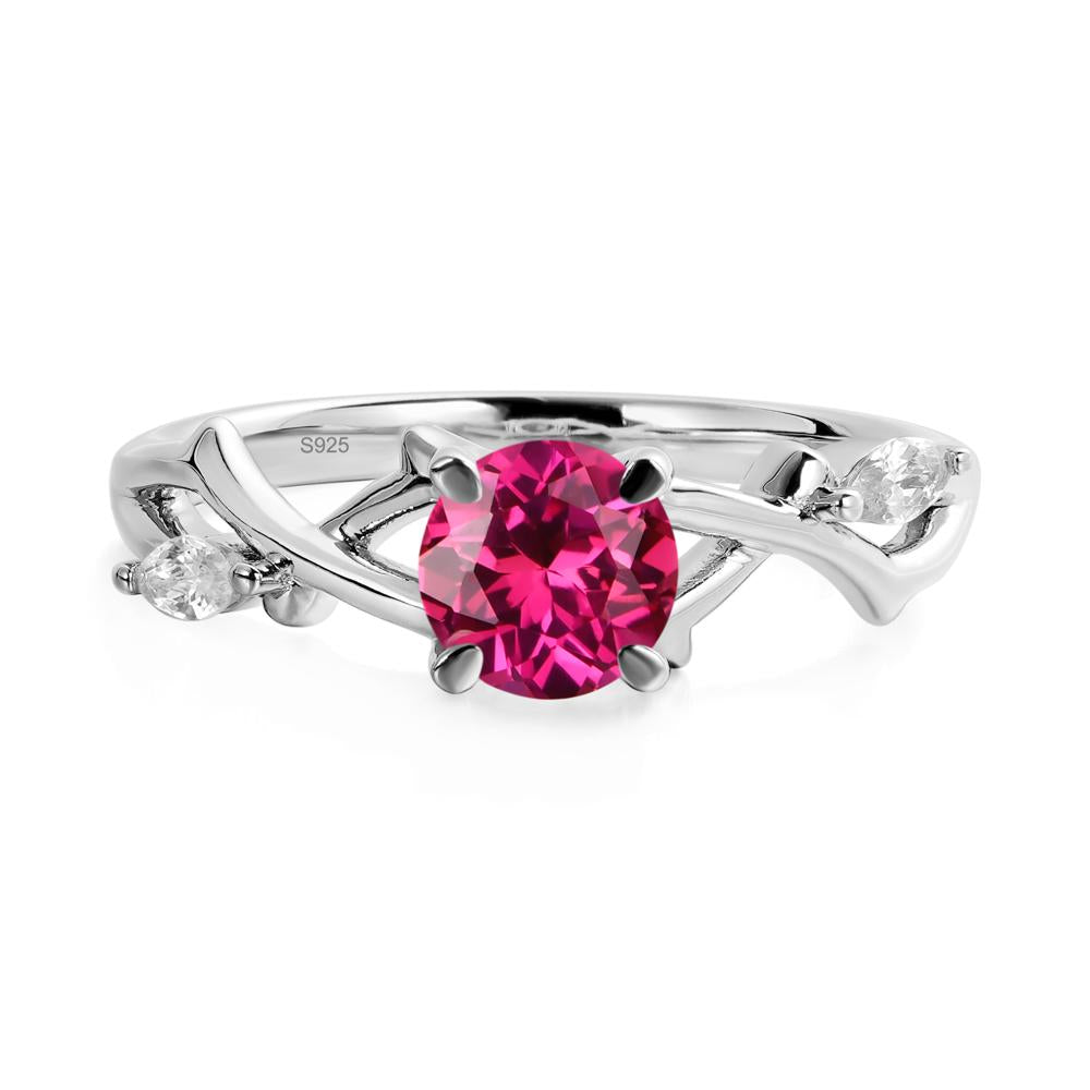 Ruby Twig Promise Ring - LUO Jewelry #metal_sterling silver