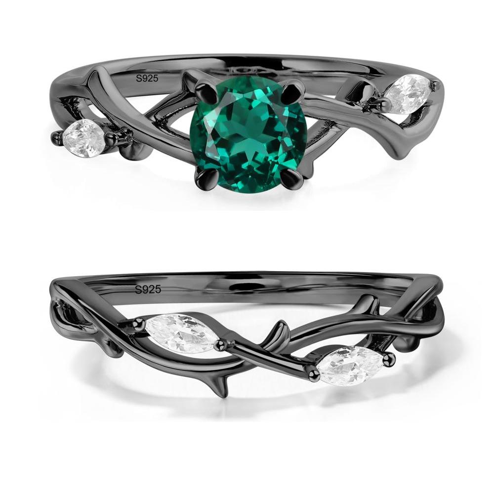 Emerald Twig Promise Ring - LUO Jewelry #metal_xxxxx