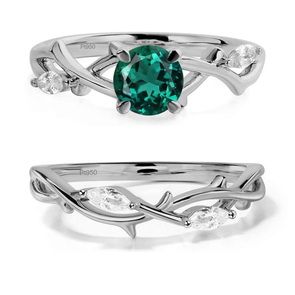 Emerald Twig Promise Ring - LUO Jewelry #metal_xxxxx