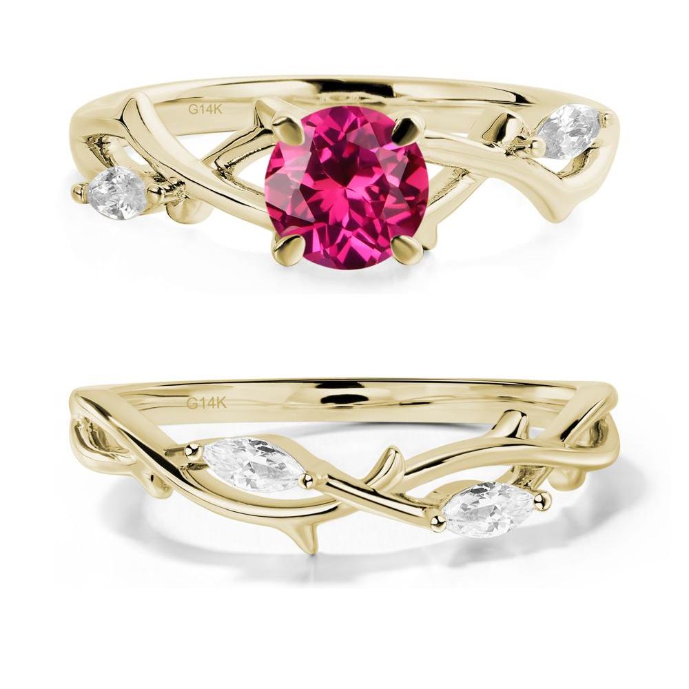 Ruby Twig Promise Ring - LUO Jewelry #metal_xxxxx