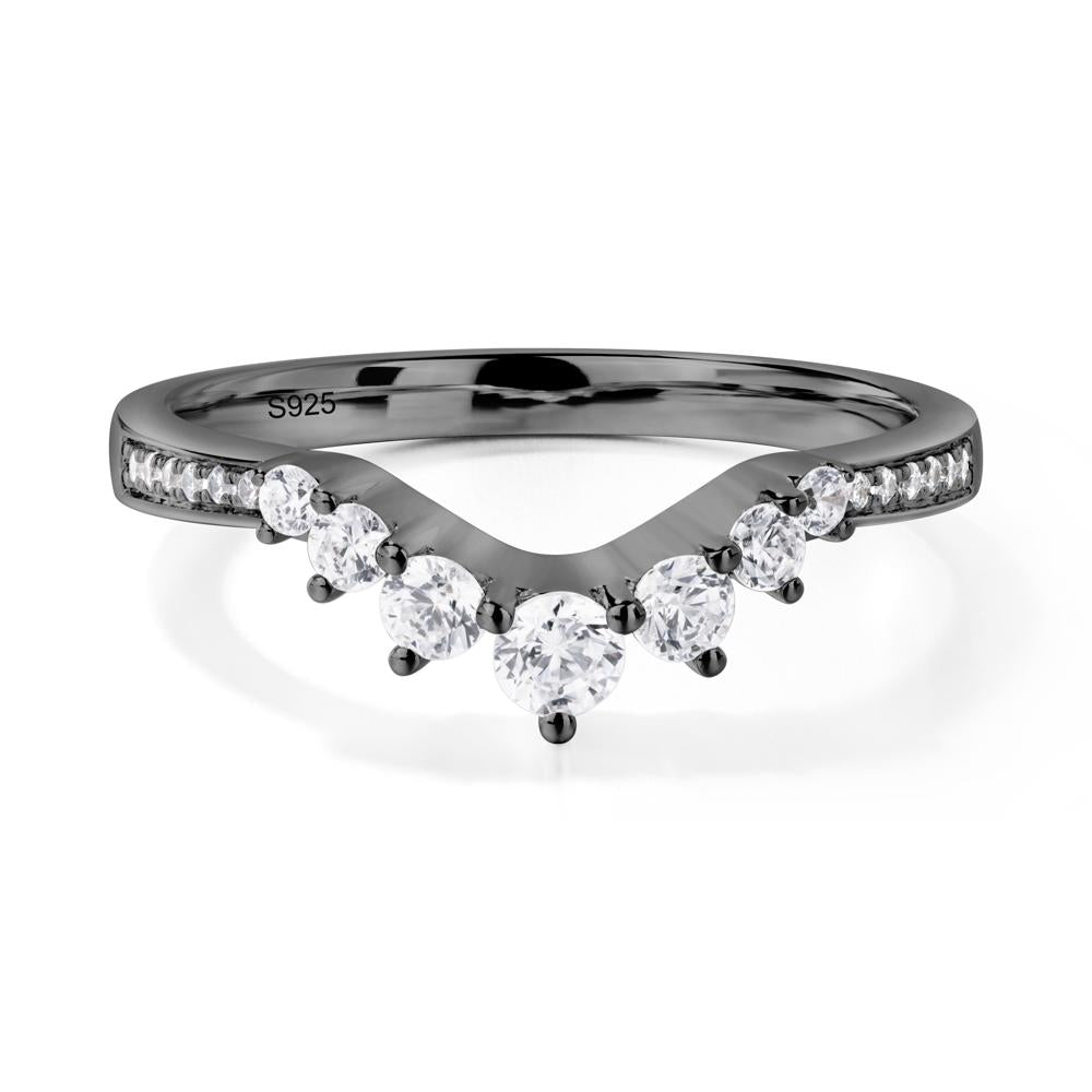 Round Cut Pink Cubic Zirconia Engagement Ring - LUO Jewelry #metal_xxxxx