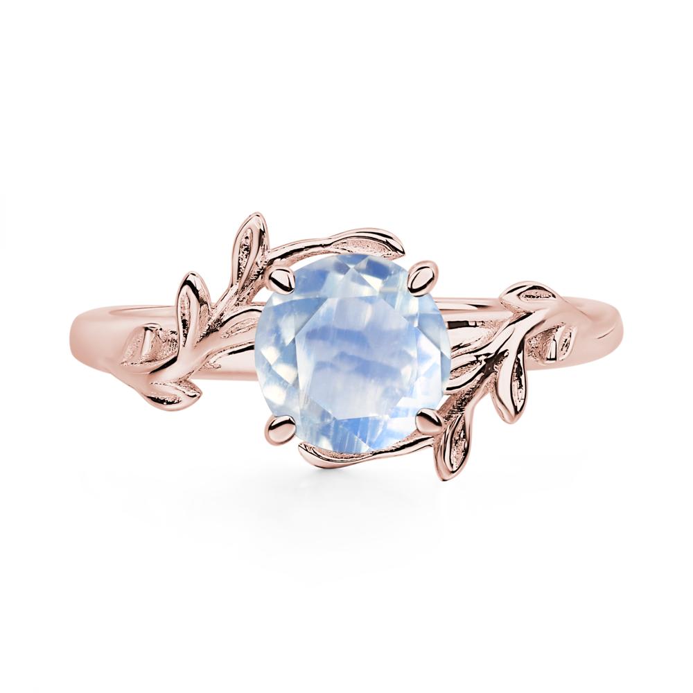 Moonstone Vine Ring - LUO Jewelry #metal_18k rose gold
