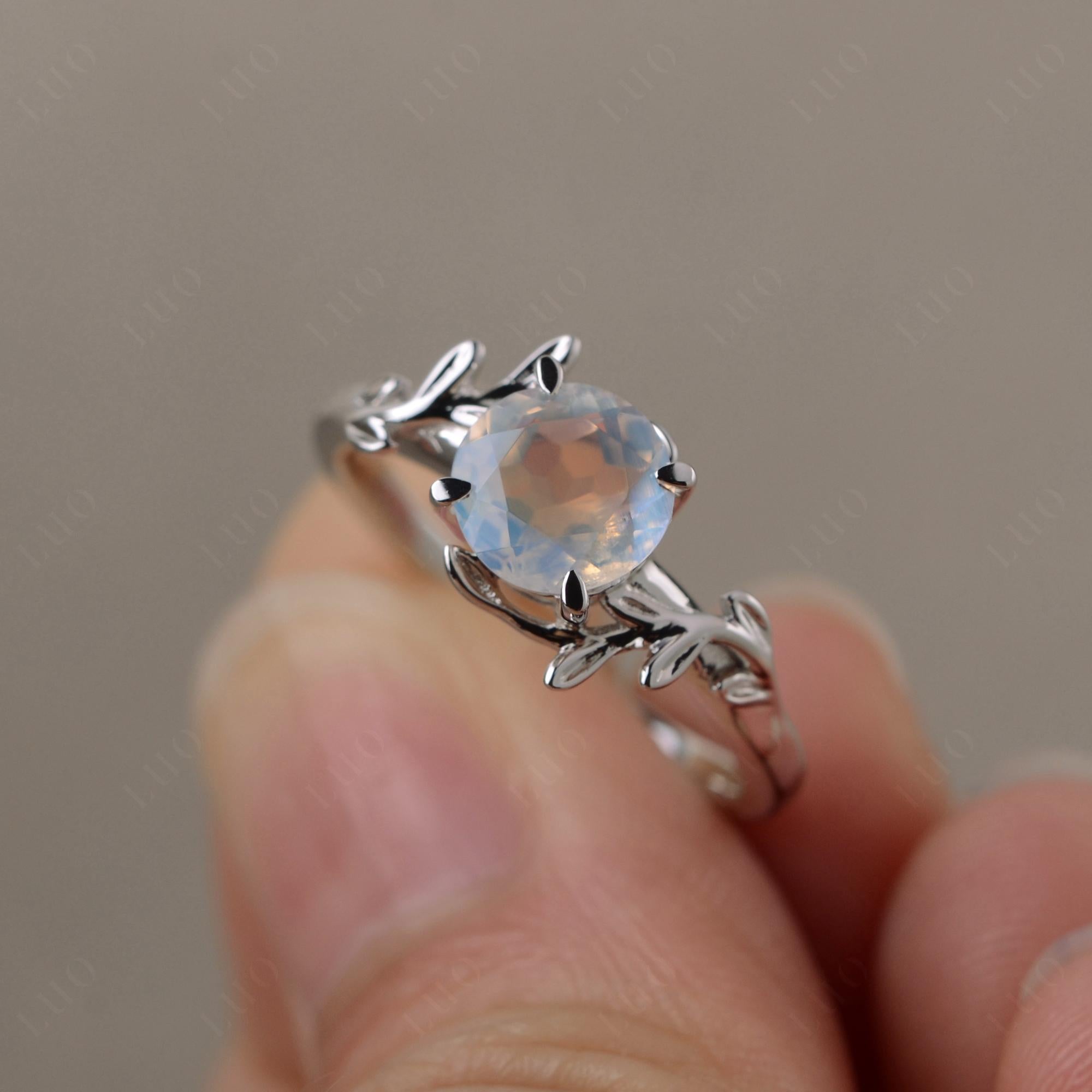 Moonstone Vine Ring - LUO Jewelry