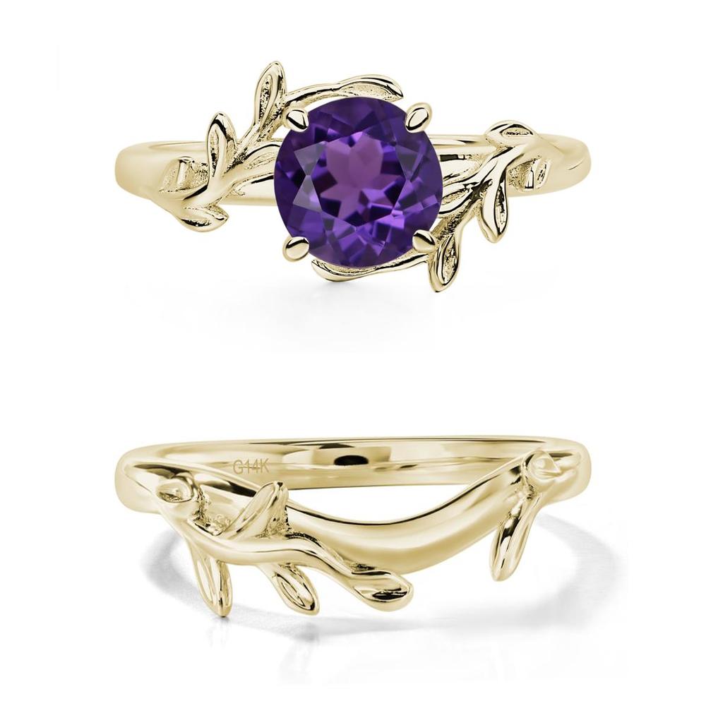 Amethyst Vine Ring - LUO Jewelry #metal_xxxxx