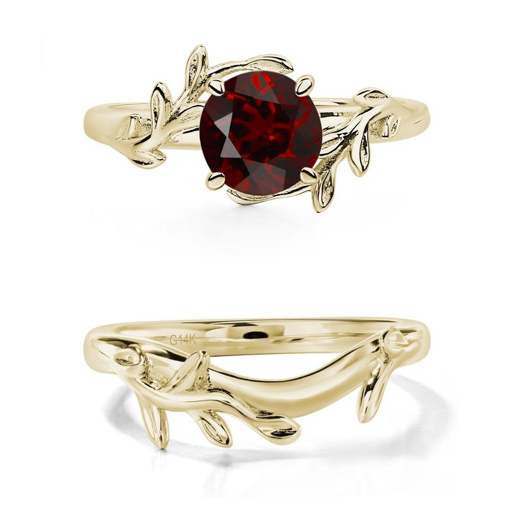 Garnet Vine Ring - LUO Jewelry #metal_xxxxx