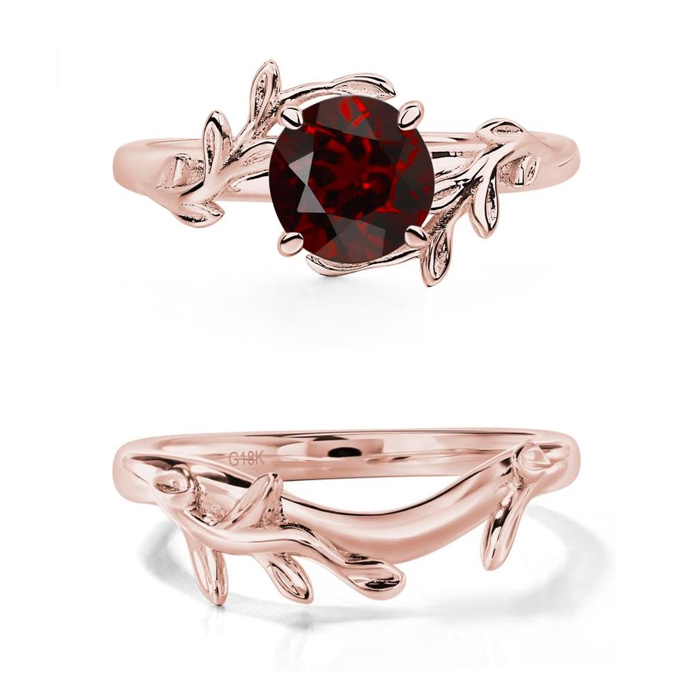 Garnet Vine Ring - LUO Jewelry #metal_xxxxx
