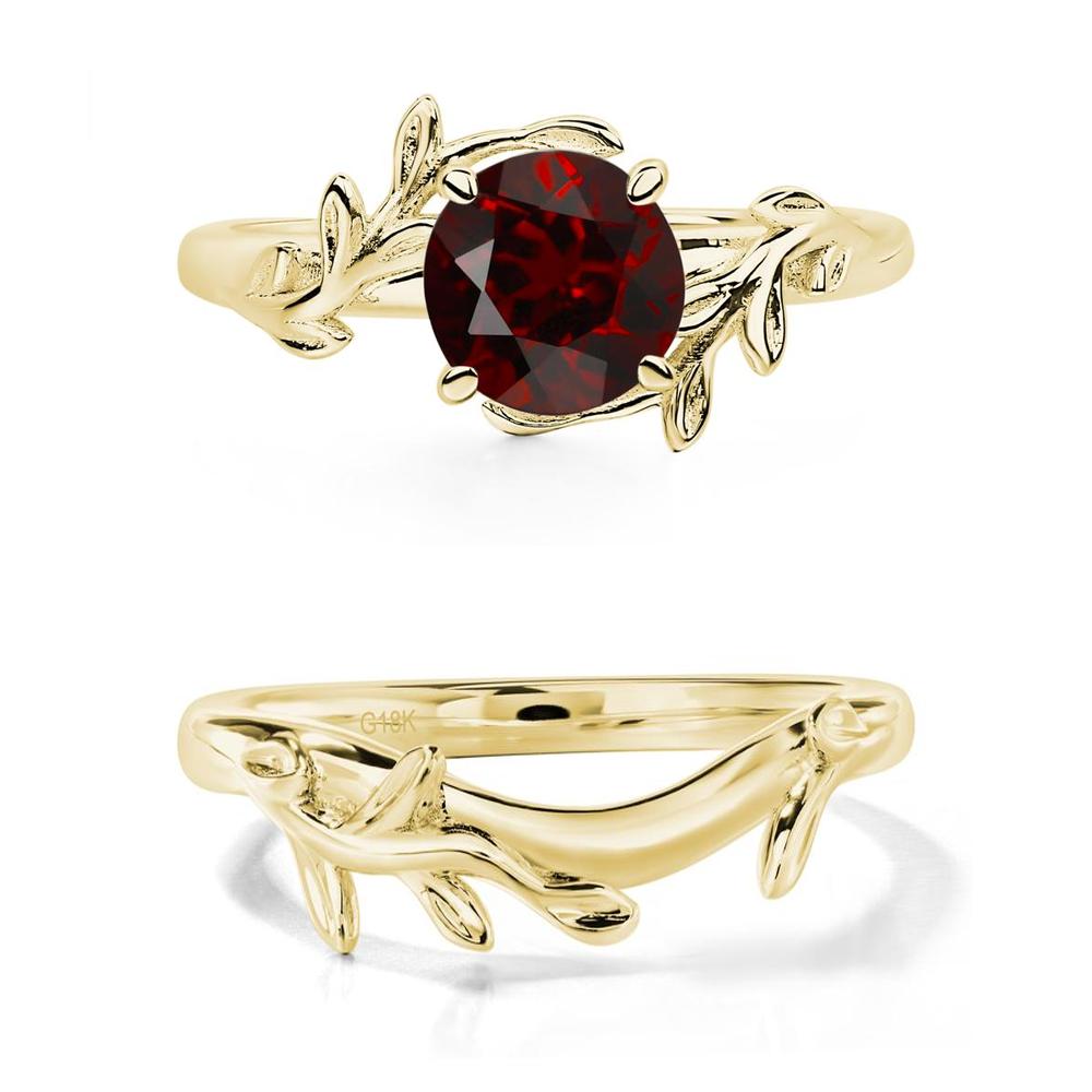 Garnet Vine Ring - LUO Jewelry #metal_xxxxx