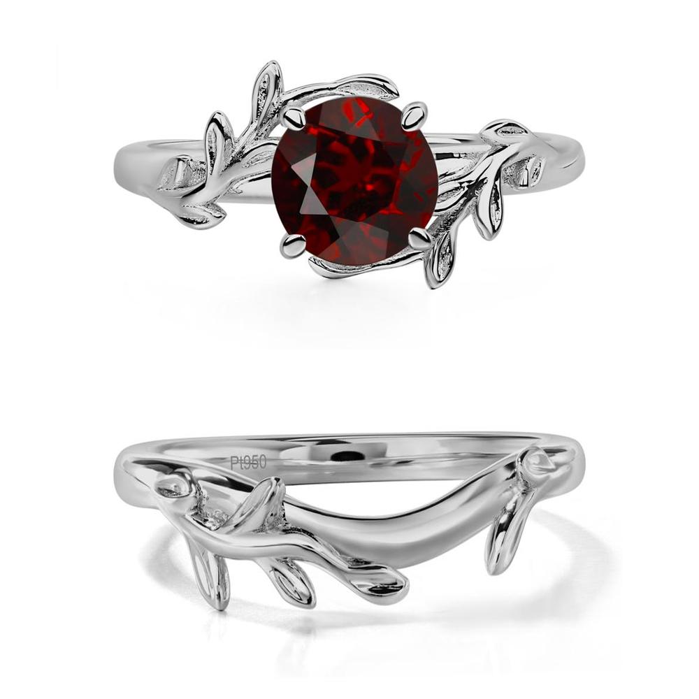 Garnet Vine Ring - LUO Jewelry #metal_xxxxx