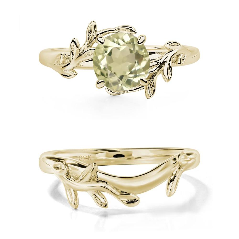 Lemon Quartz Vine Ring - LUO Jewelry #metal_xxxxx