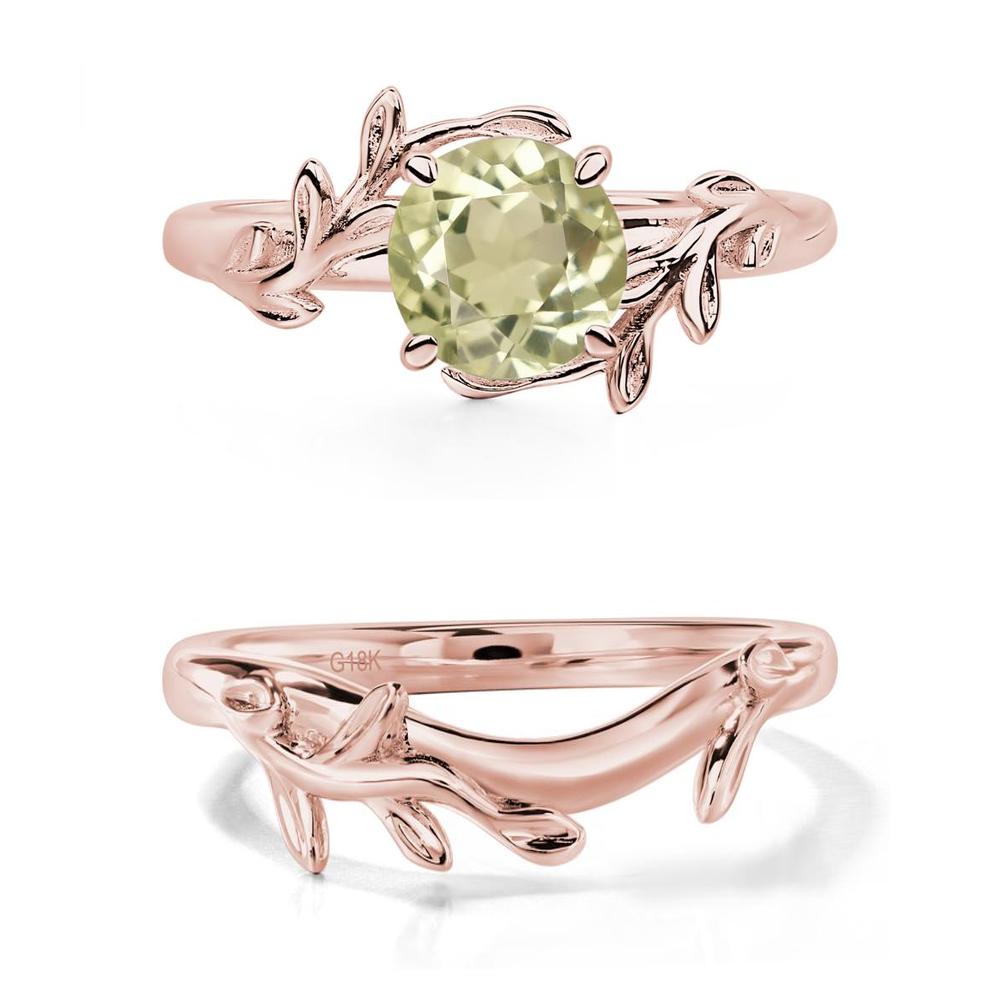 Lemon Quartz Vine Ring - LUO Jewelry #metal_xxxxx