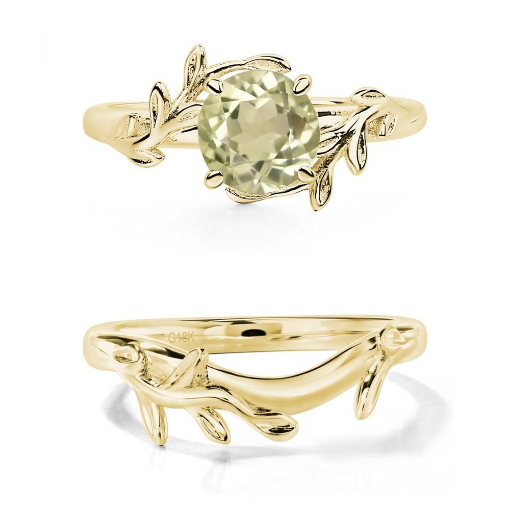 Lemon Quartz Vine Ring - LUO Jewelry #metal_xxxxx