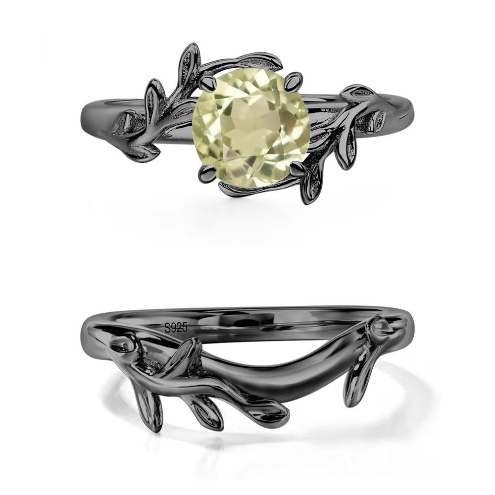 Lemon Quartz Vine Ring - LUO Jewelry #metal_xxxxx