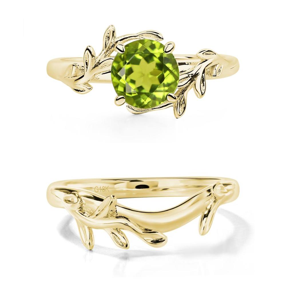 Peridot Vine Ring - LUO Jewelry #metal_xxxxx