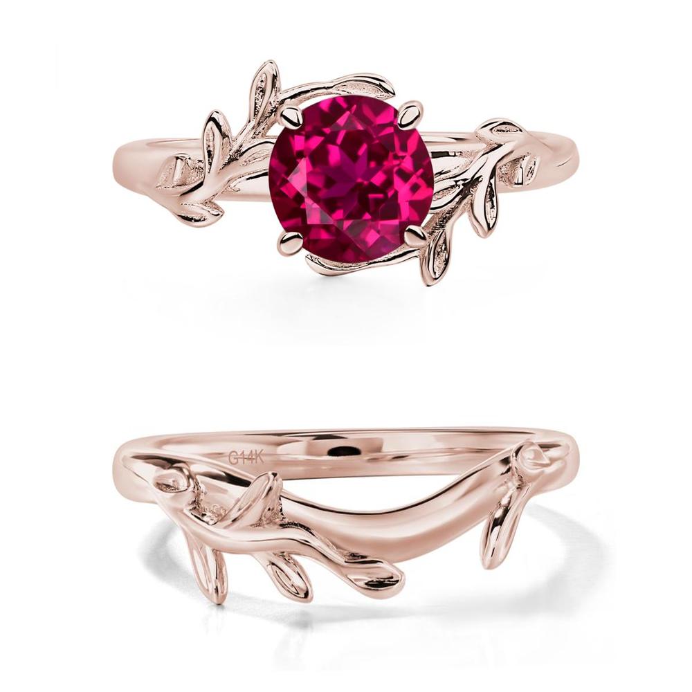 Ruby Vine Ring - LUO Jewelry #metal_xxxxx