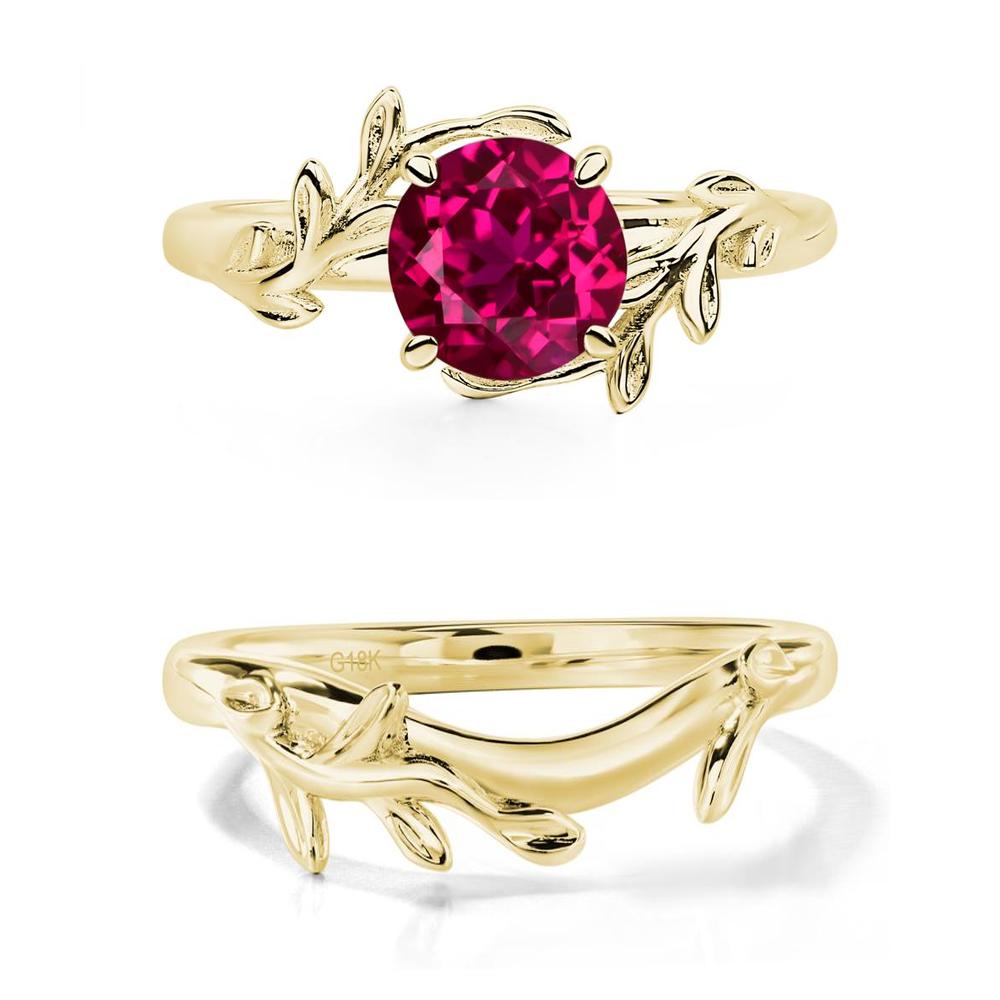 Ruby Vine Ring - LUO Jewelry #metal_xxxxx