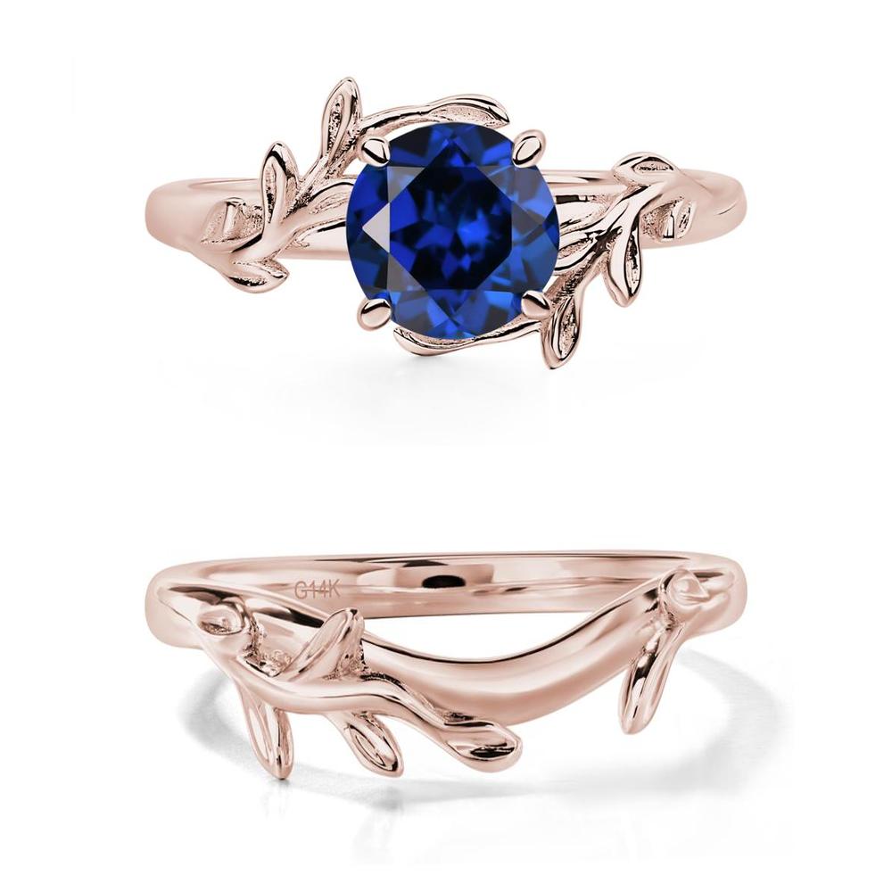 Sapphire Leaf and Vine Ring - LUO Jewelry #metal_xxxxx