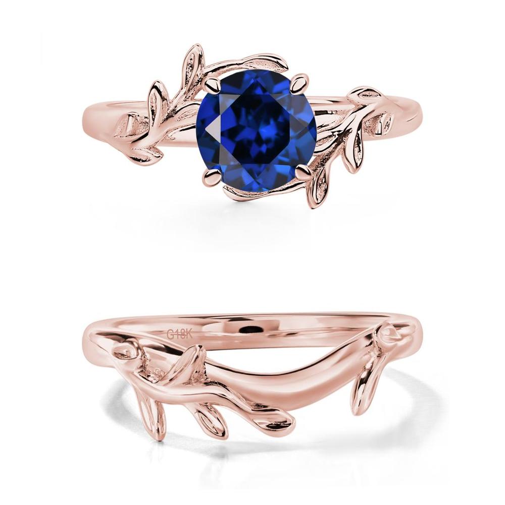 Sapphire Leaf and Vine Ring - LUO Jewelry #metal_xxxxx
