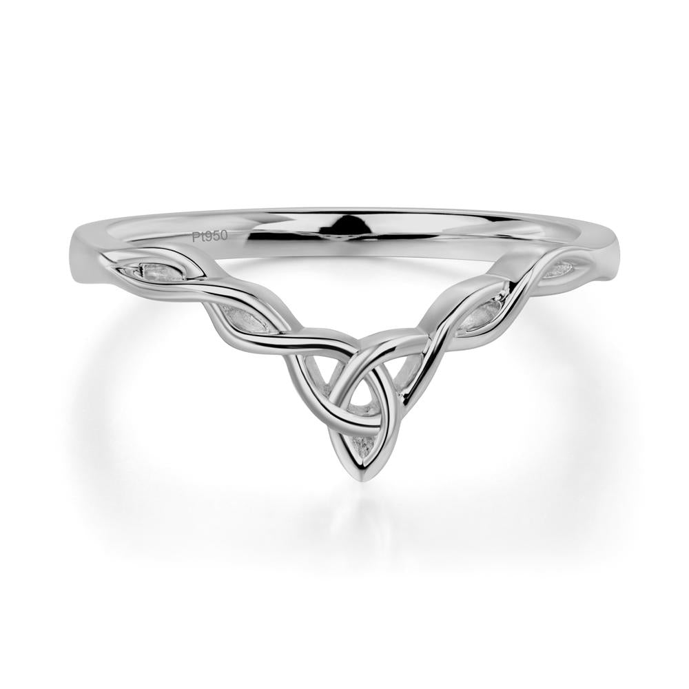 Round Cut Rose Quartz Celtic Ring - LUO Jewelry #metal_xxxxx