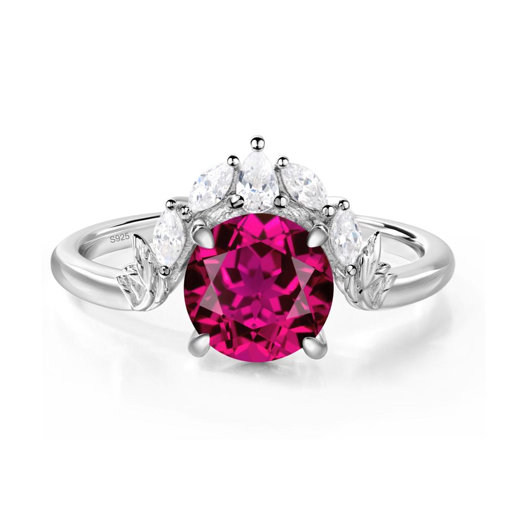 Ruby Ring with Marquise Side Stone | LUO