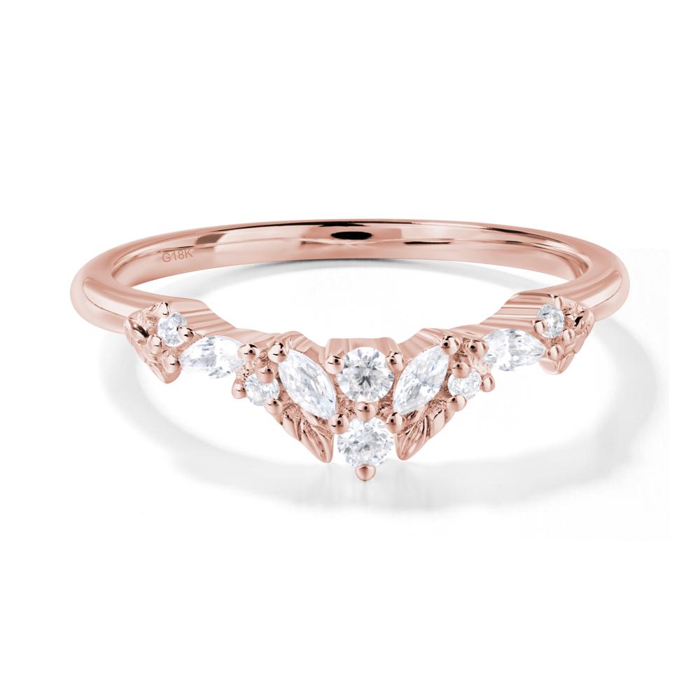 Pink Sapphire Ring with Marquise Side Stone - LUO Jewelry #metal_xxxxx