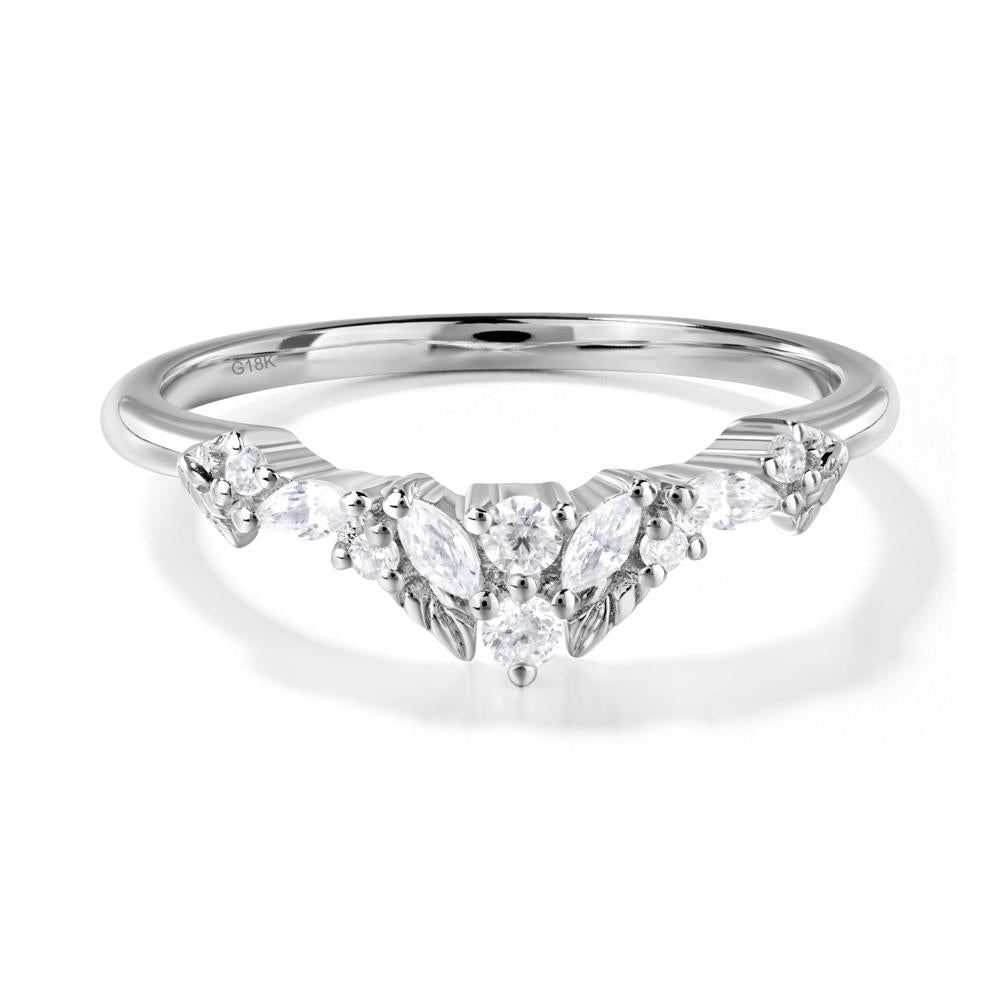 Pink Sapphire Ring with Marquise Side Stone - LUO Jewelry #metal_xxxxx