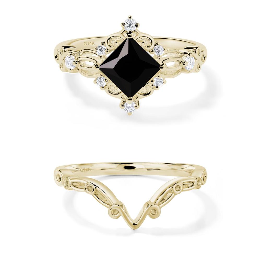 Starry Night Black Spinel Ring - LUO Jewelry #metal_xxxxx