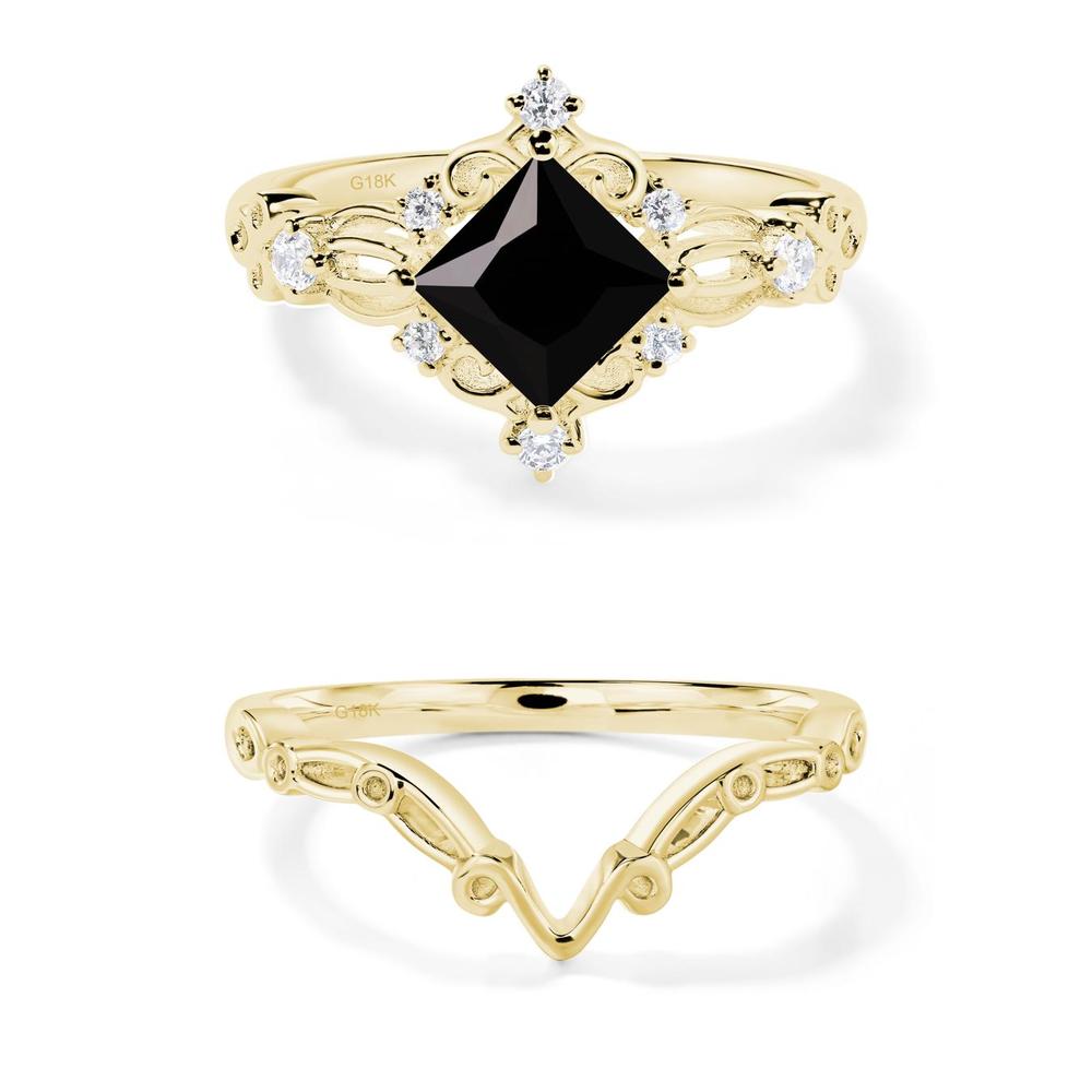 Starry Night Black Spinel Ring - LUO Jewelry #metal_xxxxx