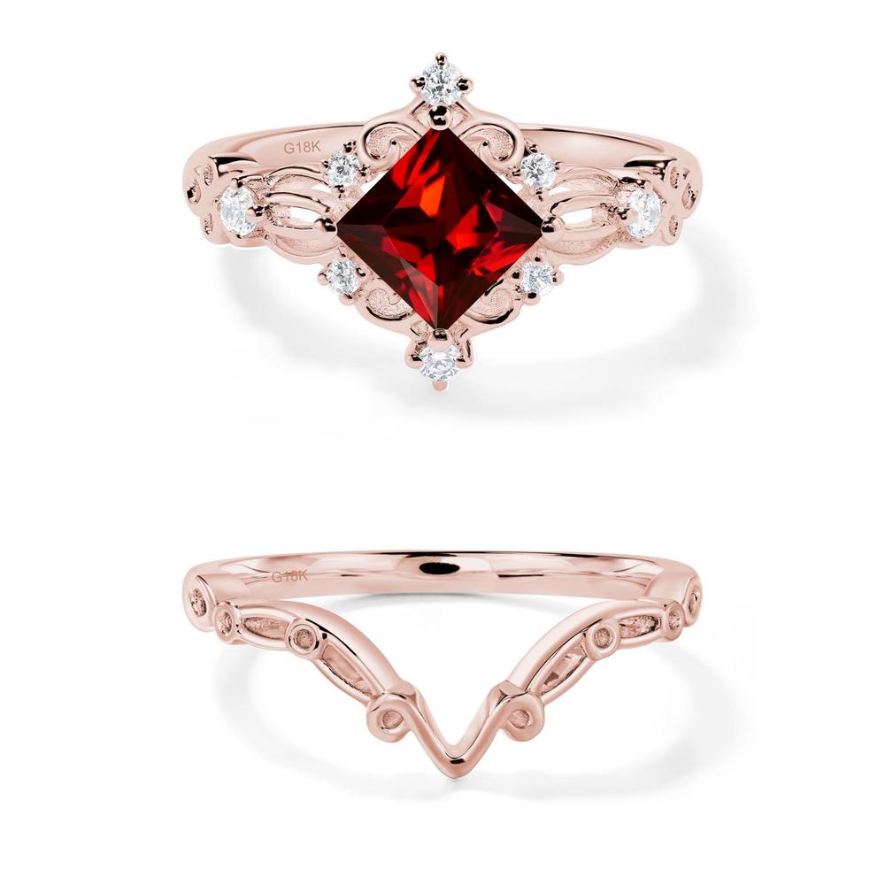 Garnet Sparkle Ring - LUO Jewelry #metal_xxxxx