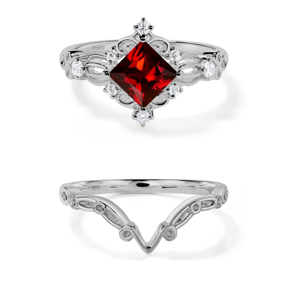 Garnet Sparkle Ring - LUO Jewelry #metal_xxxxx