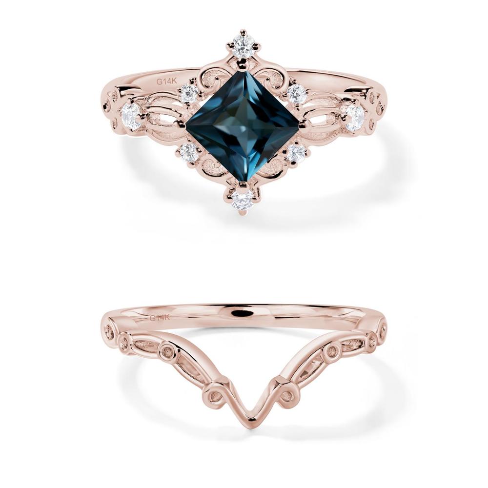 London Blue Topaz Sparkle Ring - LUO Jewelry #metal_xxxxx