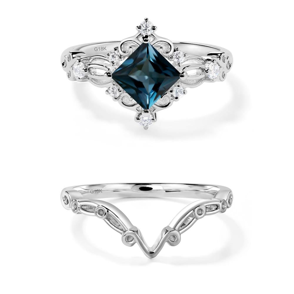 London Blue Topaz Sparkle Ring - LUO Jewelry #metal_xxxxx