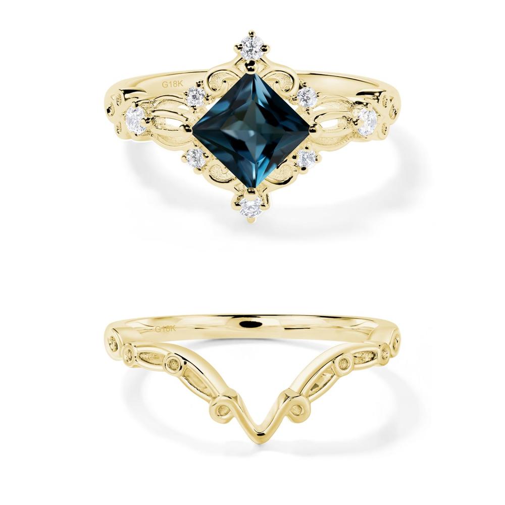 London Blue Topaz Sparkle Ring - LUO Jewelry #metal_xxxxx